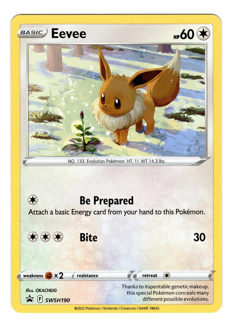 Eevee SWSH190 SWSH Black Star Promos 2019 - Promo Holofoil EN (Raw - Near Mint)