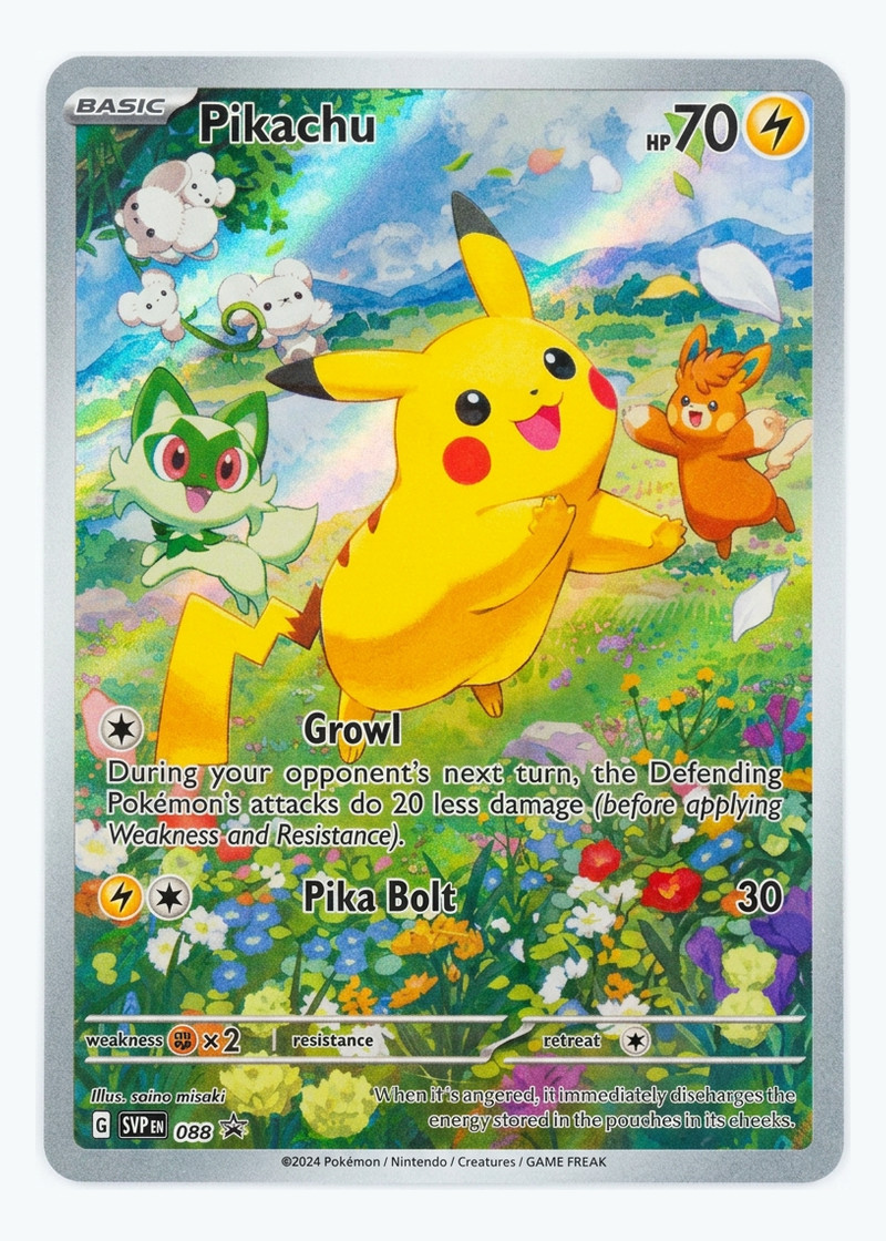 Pikachu 88 Scarlet & Violet Black Star Promos 2023 - Promo Holofoil EN (Raw - Near Mint)