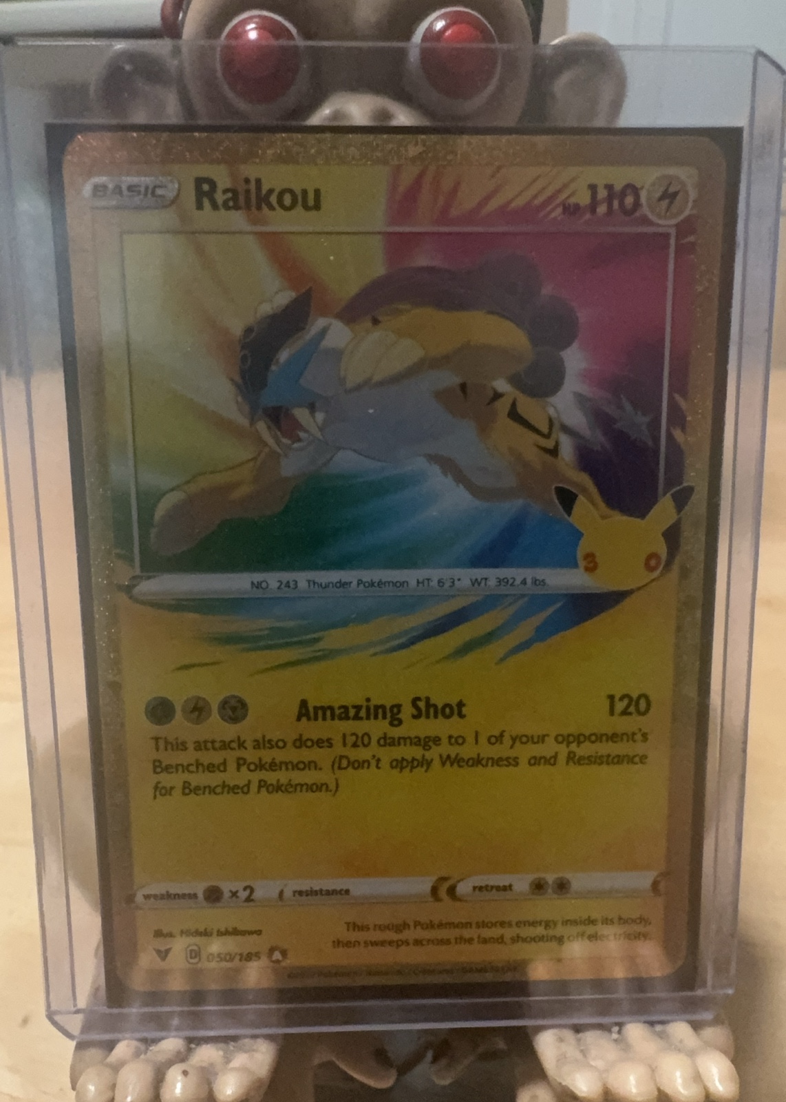 Raikou 050/185 30th Celebration: Classic Collection 2026 - Amazing Rare Holofoil EN (Raw - Near Mint)