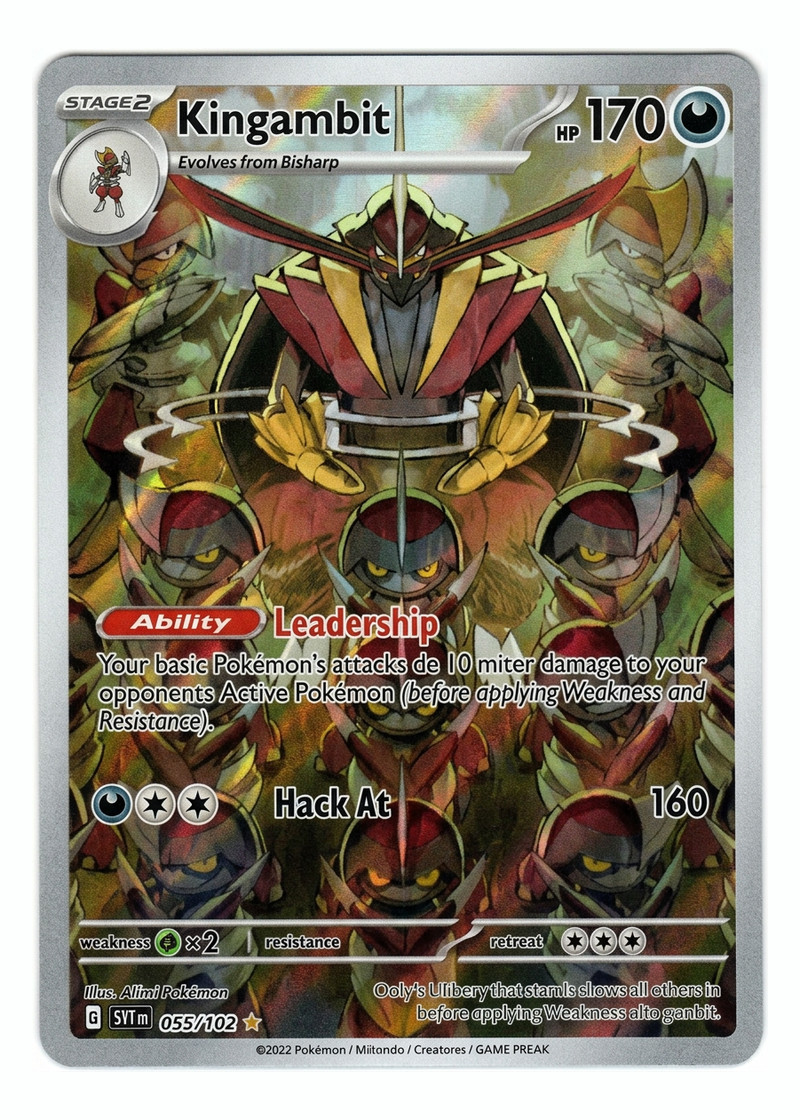 Kingambit 220/198 Scarlet & Violet 2023 - Illustration Rare Holofoil EN (Raw - Near Mint)