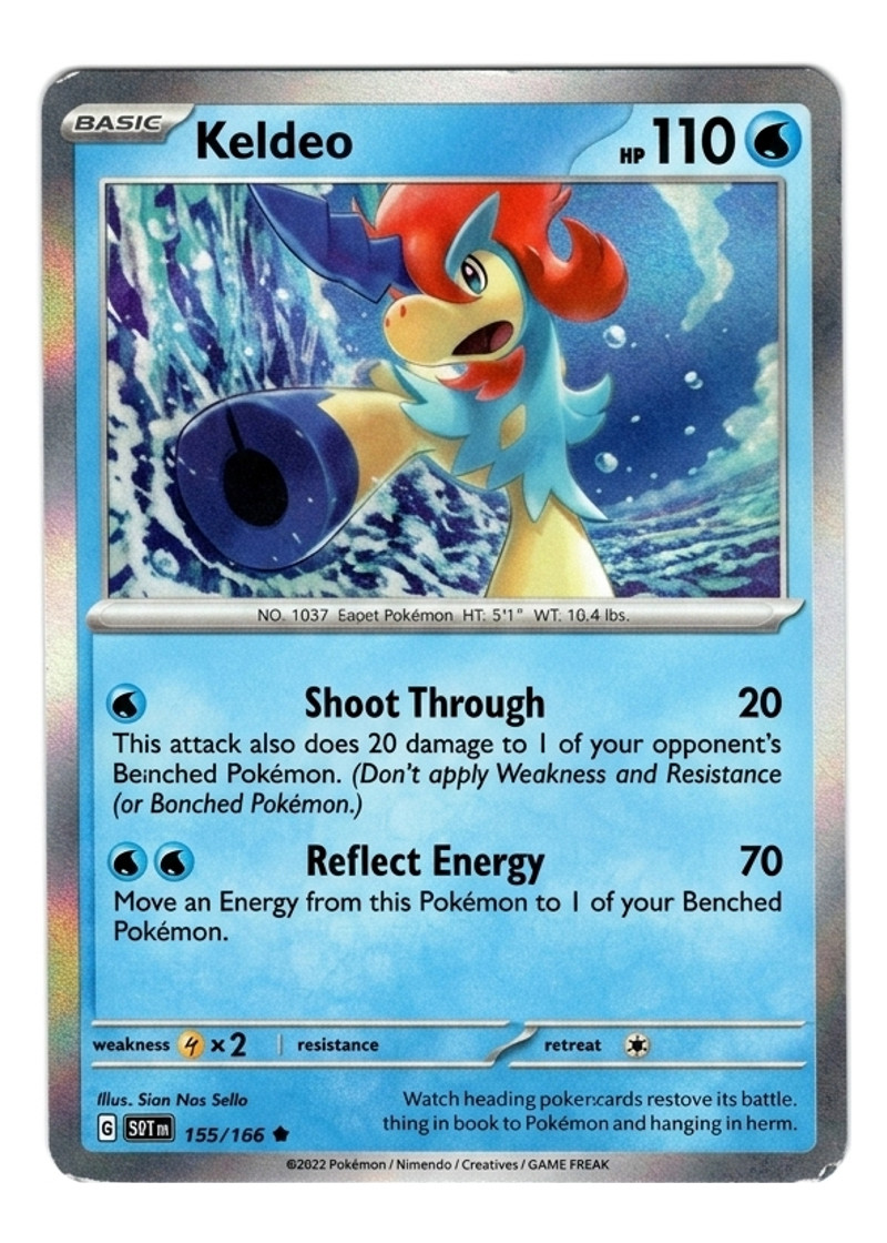 Keldeo 019/086 Chaos Rising 2026 - Rare Holofoil EN (Raw - Near Mint)