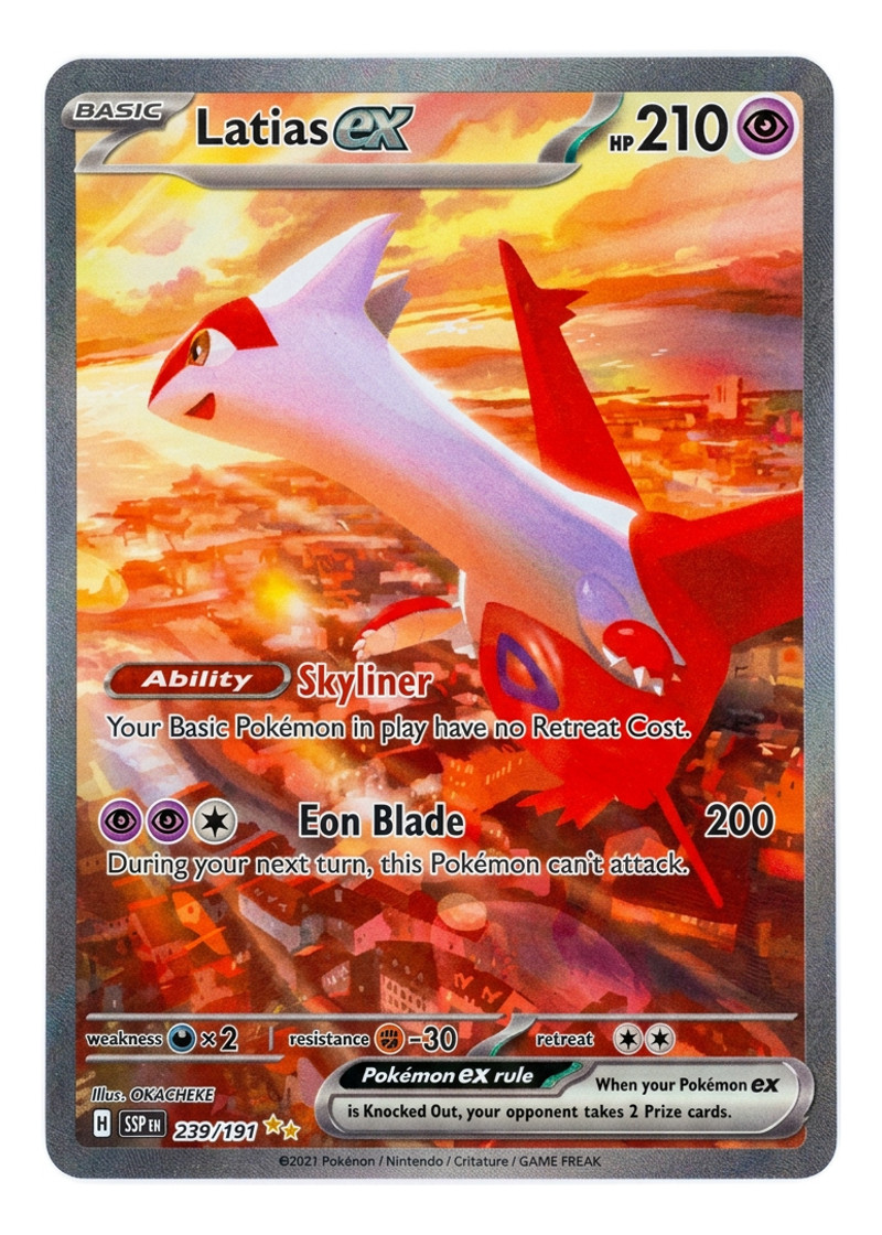 Latias ex 239/191 Surging Sparks 2024 - Special Illustration Rare Holofoil EN (Raw - Near Mint)