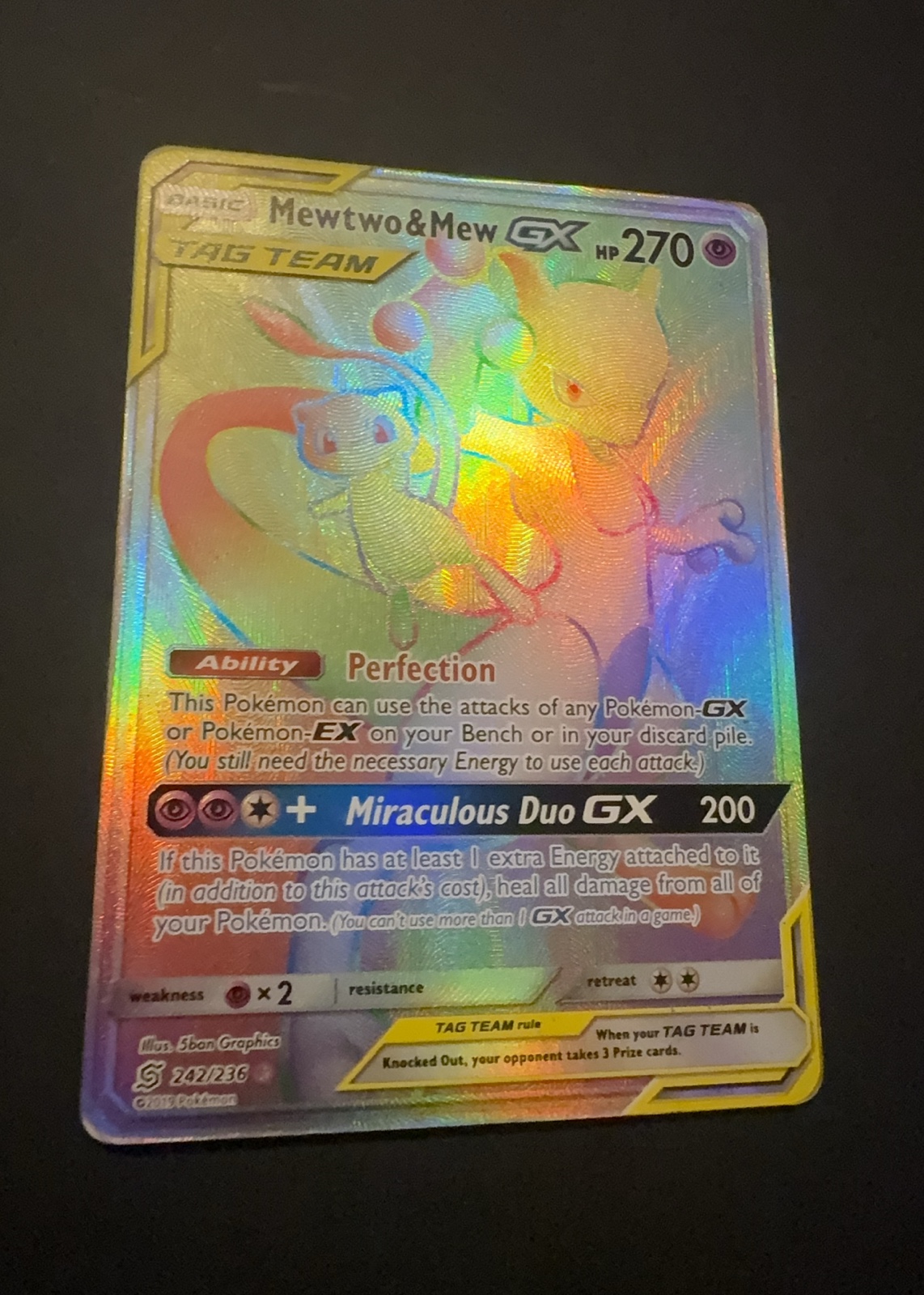 Mewtwo & Mew-GX — seller photo