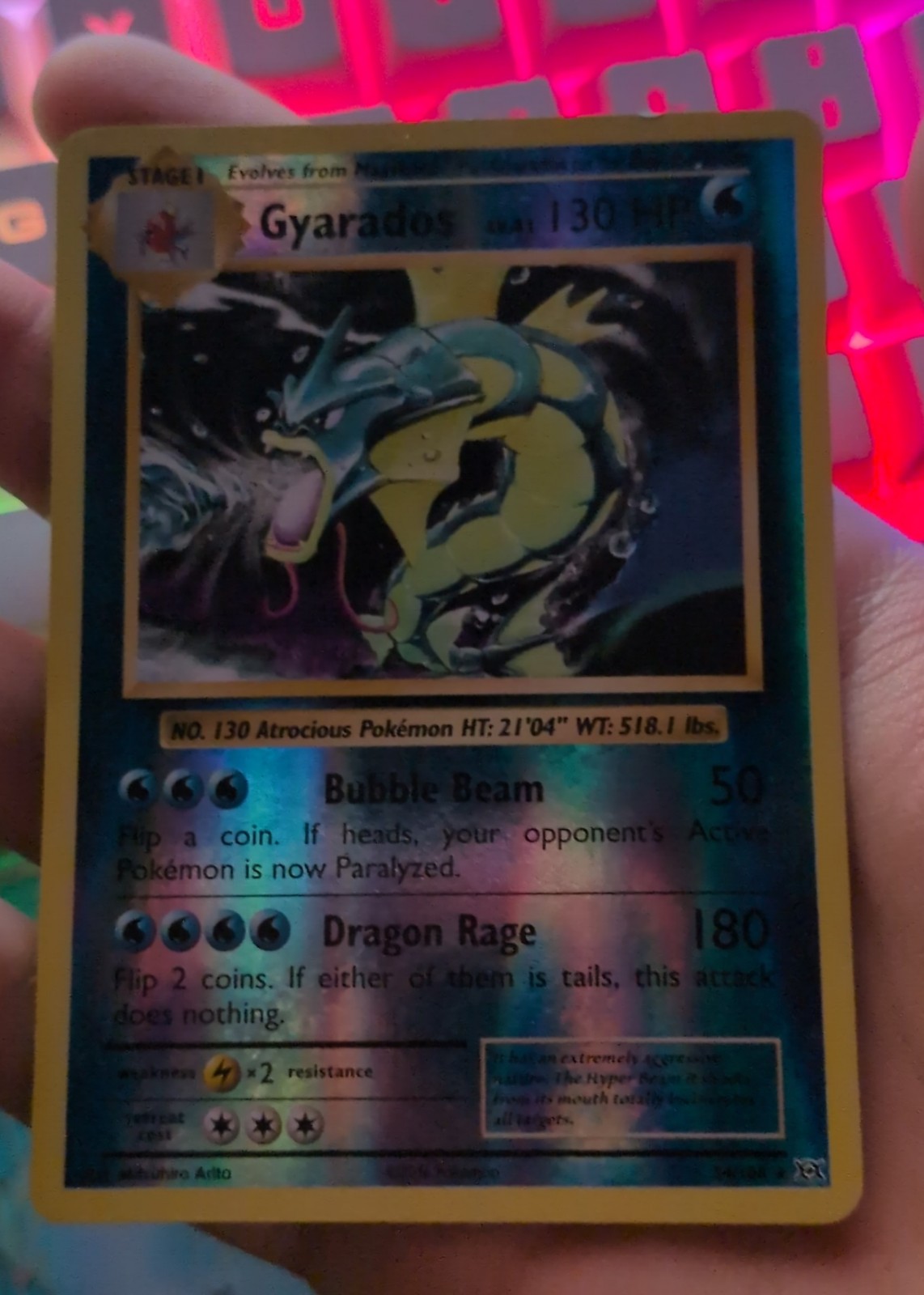 Gyarados 34/108 Evolutions 2016 - Rare Holo Holofoil EN (Raw - Near Mint)