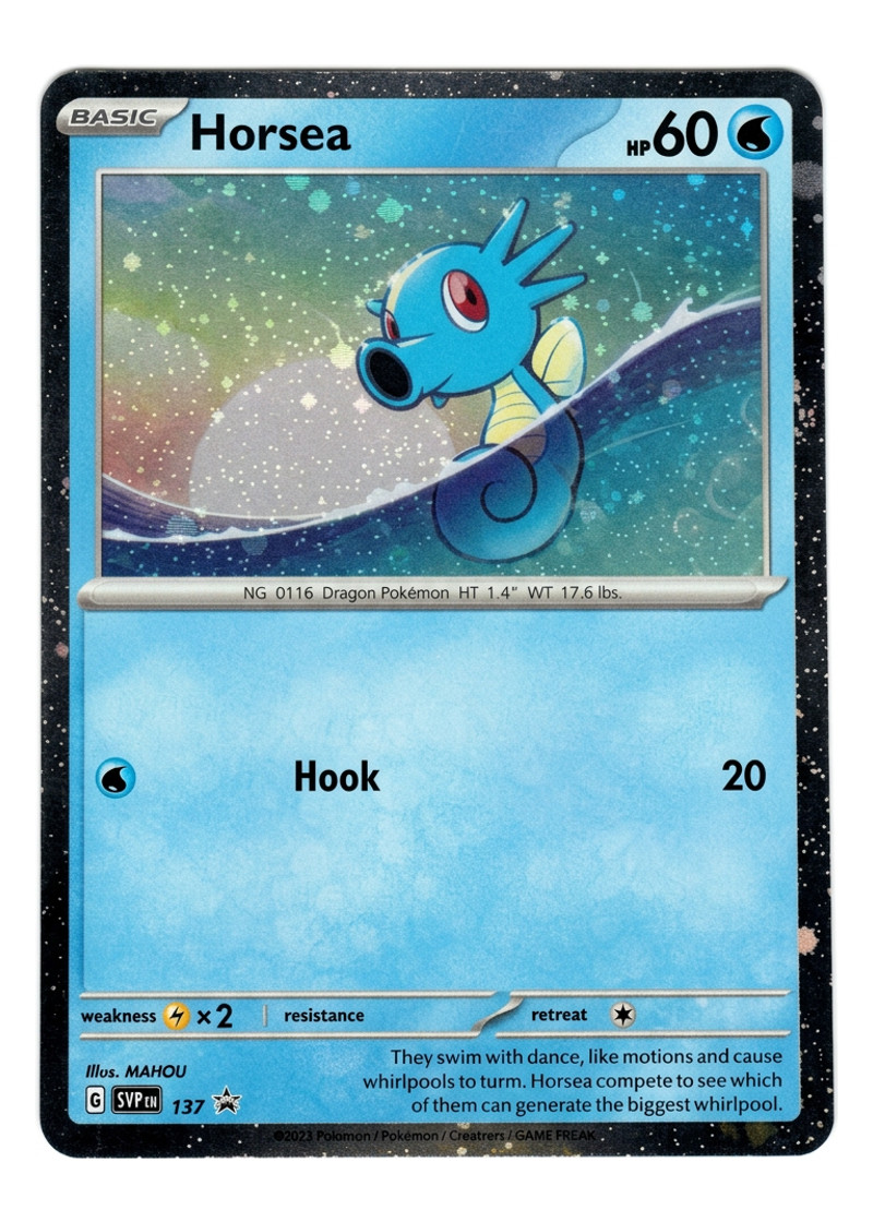Horsea 137 Scarlet & Violet Black Star Promos 2023 - Promo Holofoil EN (Raw - Near Mint)