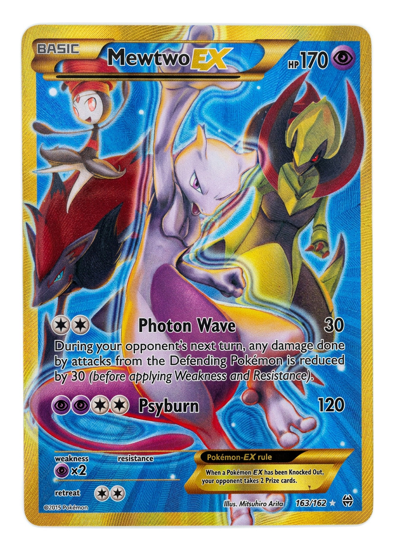Mewtwo-EX 163/162 BREAKthrough 2015 - Rare Secret Holofoil EN (Raw - Near Mint)