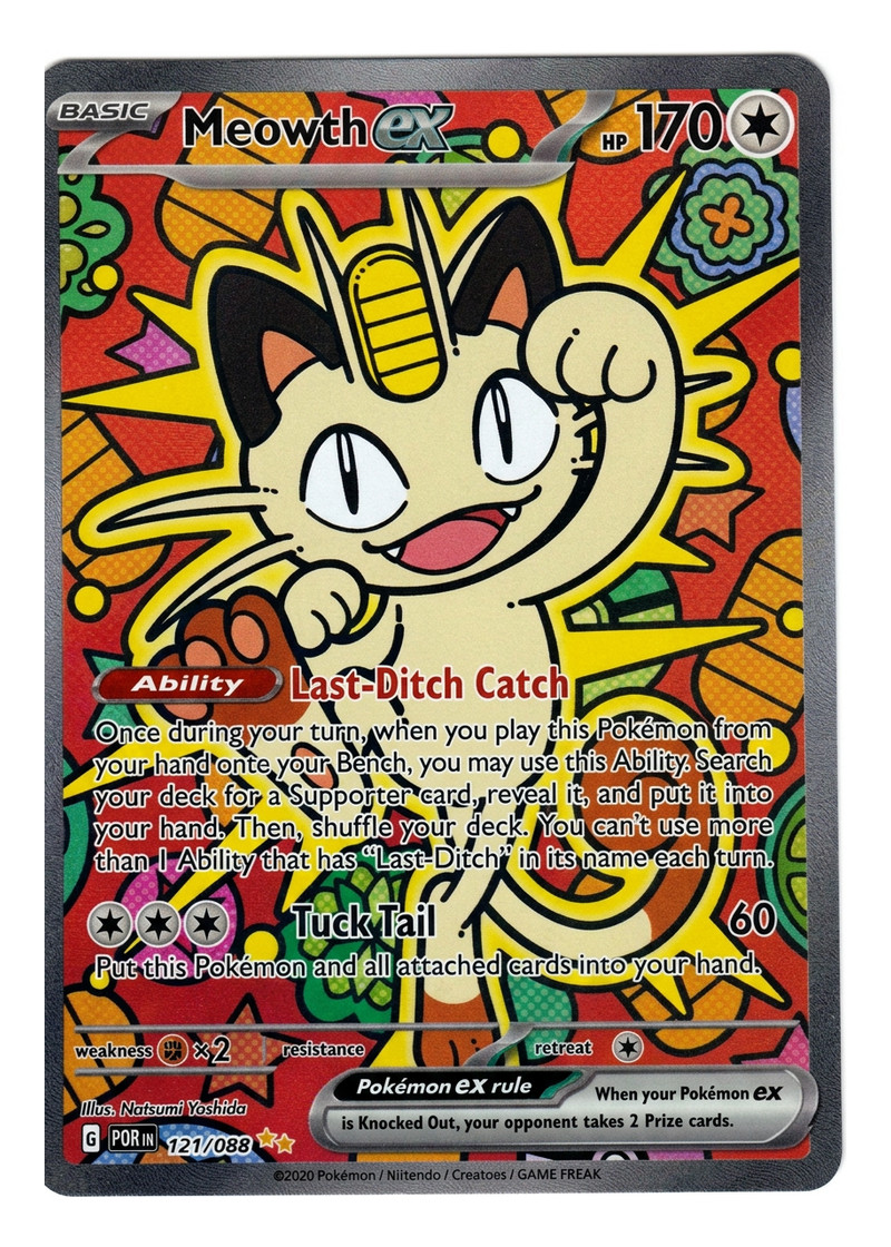 Meowth ex 121/088 Perfect Order 2026 - Special Illustration Rare Holofoil EN (PSA 10 GEM MINT)