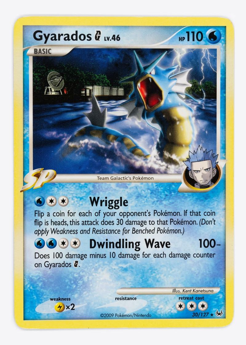 Gyarados G 30/127 Platinum 2009 - Rare EN (Raw - Near Mint)