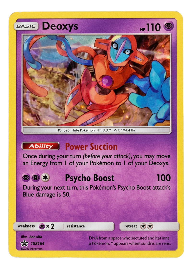 Deoxys SM164 SM Black Star Promos 2017 - Promo Holofoil EN (Raw - Near Mint)