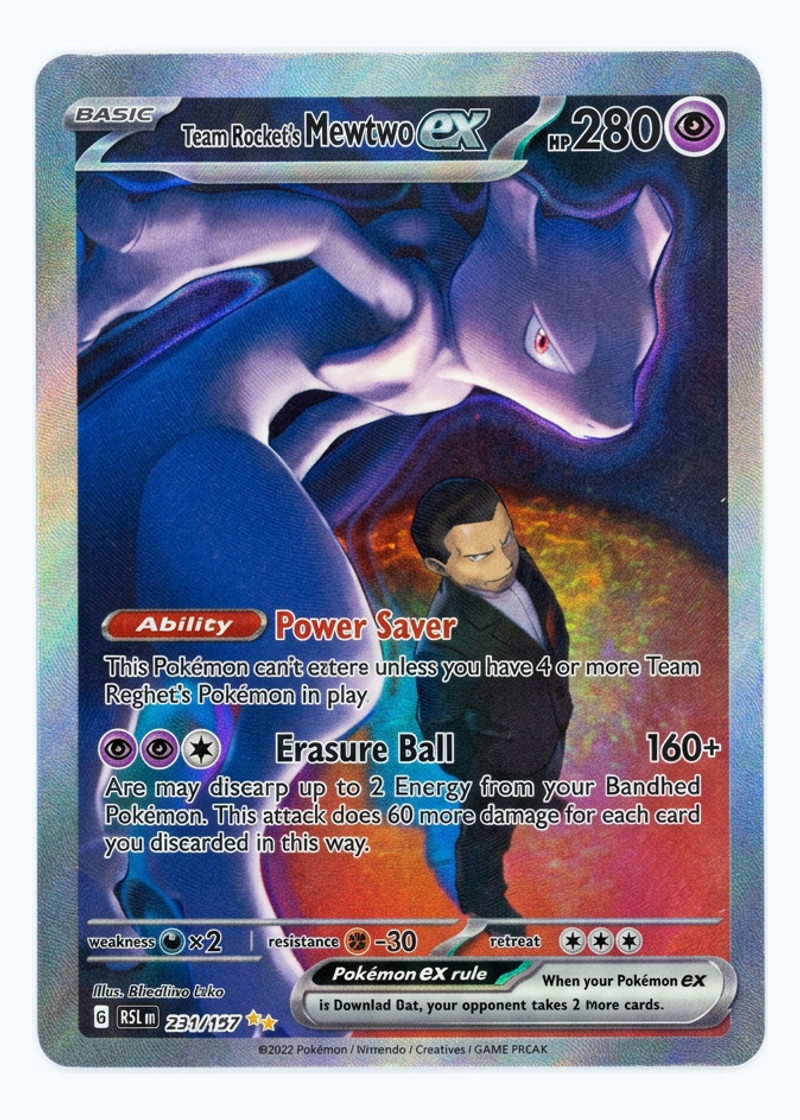 Team Rocket's Mewtwo ex 281/217 Ascended Heroes 2026 - Special Illustration Rare Holofoil EN (Raw - Near Mint)