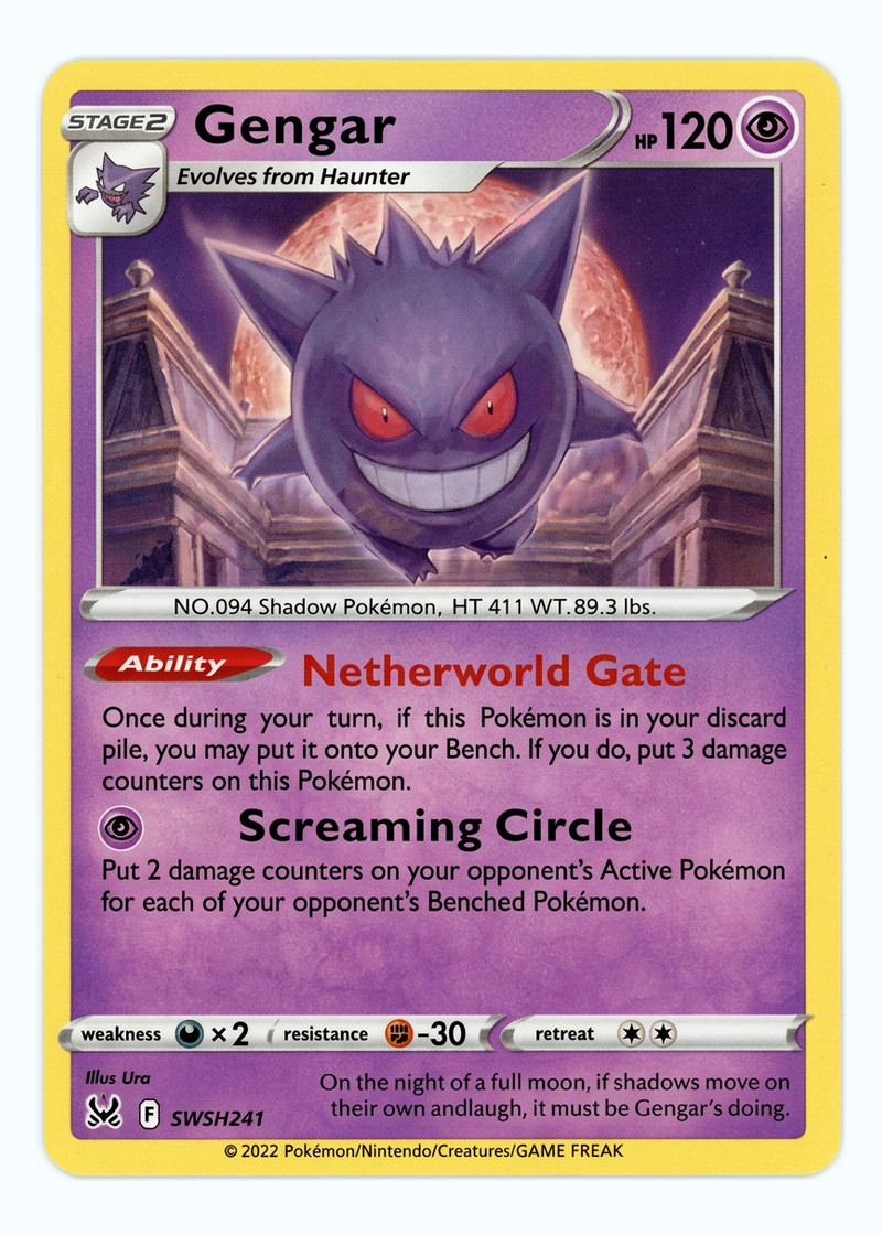 Gengar SWSH241 SWSH Black Star Promos 2019 - Promo Holofoil EN (Raw - Near Mint)