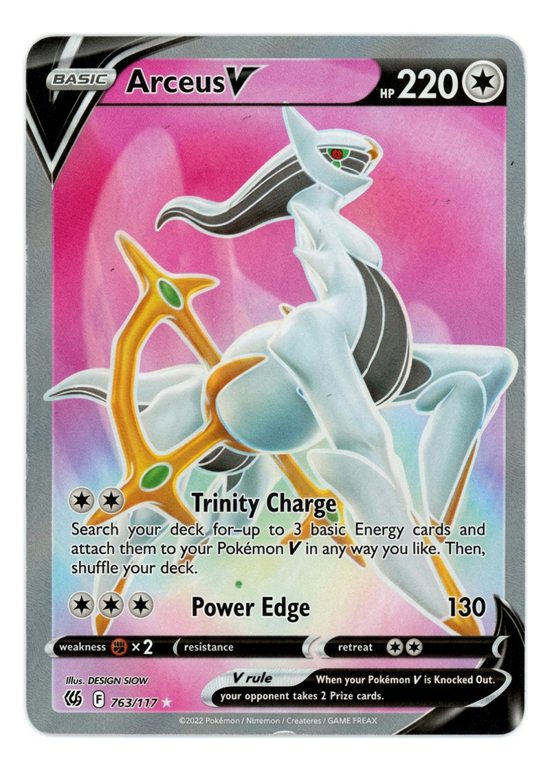 Arceus V 165/172 Brilliant Stars 2022 - Rare Ultra Holofoil EN (Raw - Near Mint)