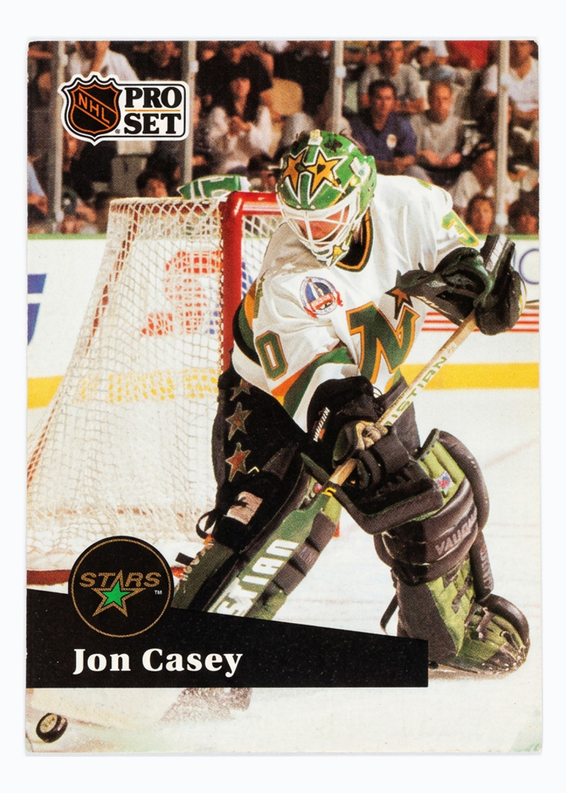 Jon Casey 111 1991 Pro Set French Hockey 1991 EN (Raw - Near Mint)