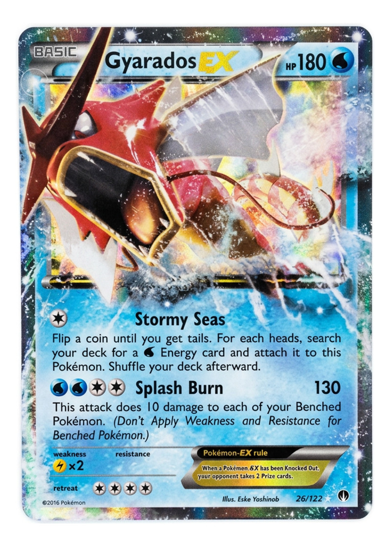 Gyarados-EX 26/122 BREAKpoint 2016 - Rare Holo EX Holofoil EN (Raw - Lightly Played)