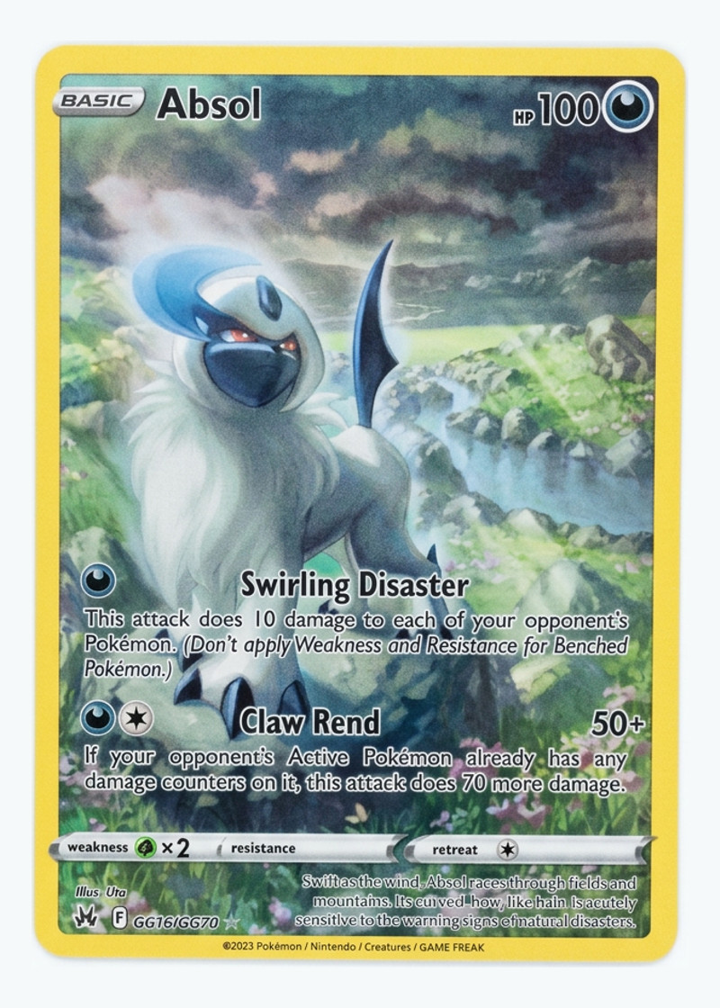 Absol GG16/GG70 Crown Zenith Galarian Gallery 2023 - Trainer Gallery Rare Holo Holofoil EN (Raw - Near Mint)