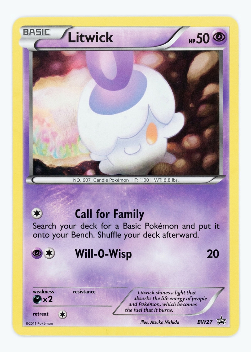 Litwick BW27 BW Black Star Promos 2011 - Promo Holofoil EN (Raw - Near Mint)