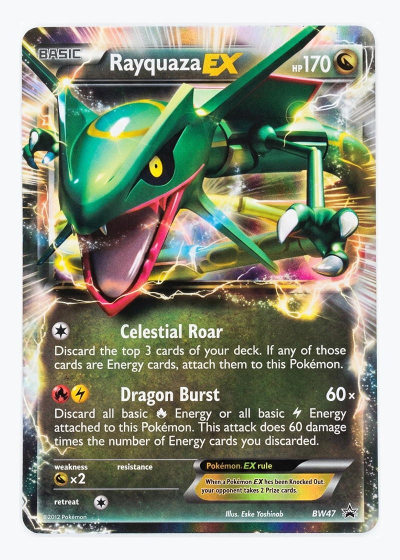 Rayquaza-EX BW47 BW Black Star Promos 2011 - Promo Holofoil EN (Raw - Lightly Played)