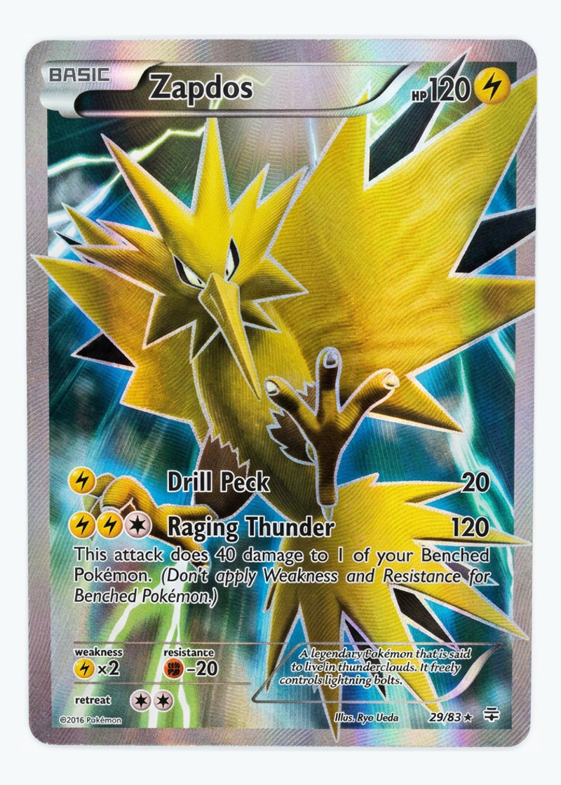 Zapdos 29/83 Generations 2016 - Rare Holo Holofoil EN (Raw - Near Mint)