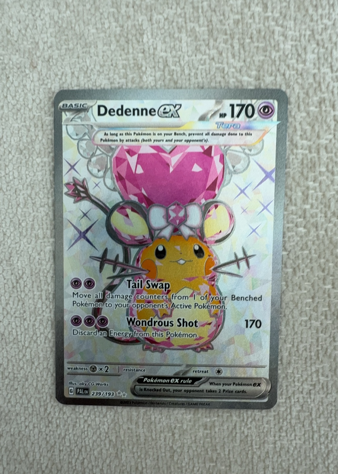 Dedenne ex — seller photo