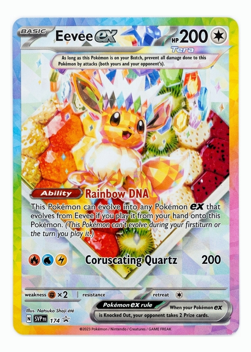 Eevee ex 174 Scarlet & Violet Black Star Promos 2023 - Promo Holofoil EN (Raw - Near Mint)
