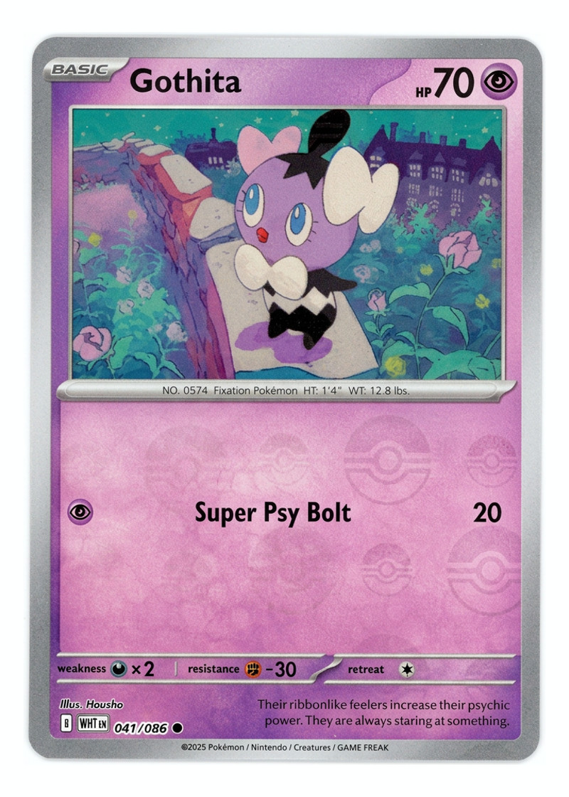 Gothita 041/086 White Flare 2025 - Common EN (Raw - Near Mint)