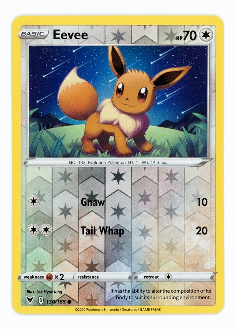 Eevee 130/185 Vivid Voltage 2020 - Common EN (Raw - Near Mint)