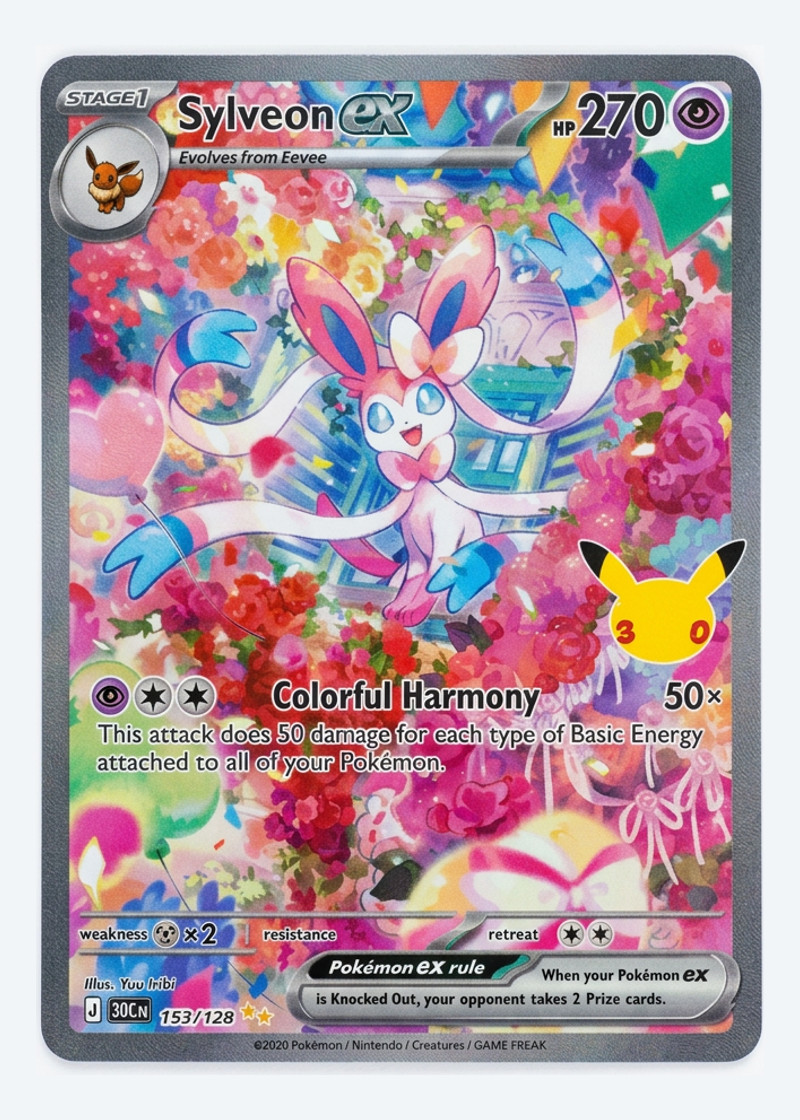 Sylveon ex 153/128 30th Celebration 2026 - Special Illustration Rare Holofoil EN (Raw - Near Mint)