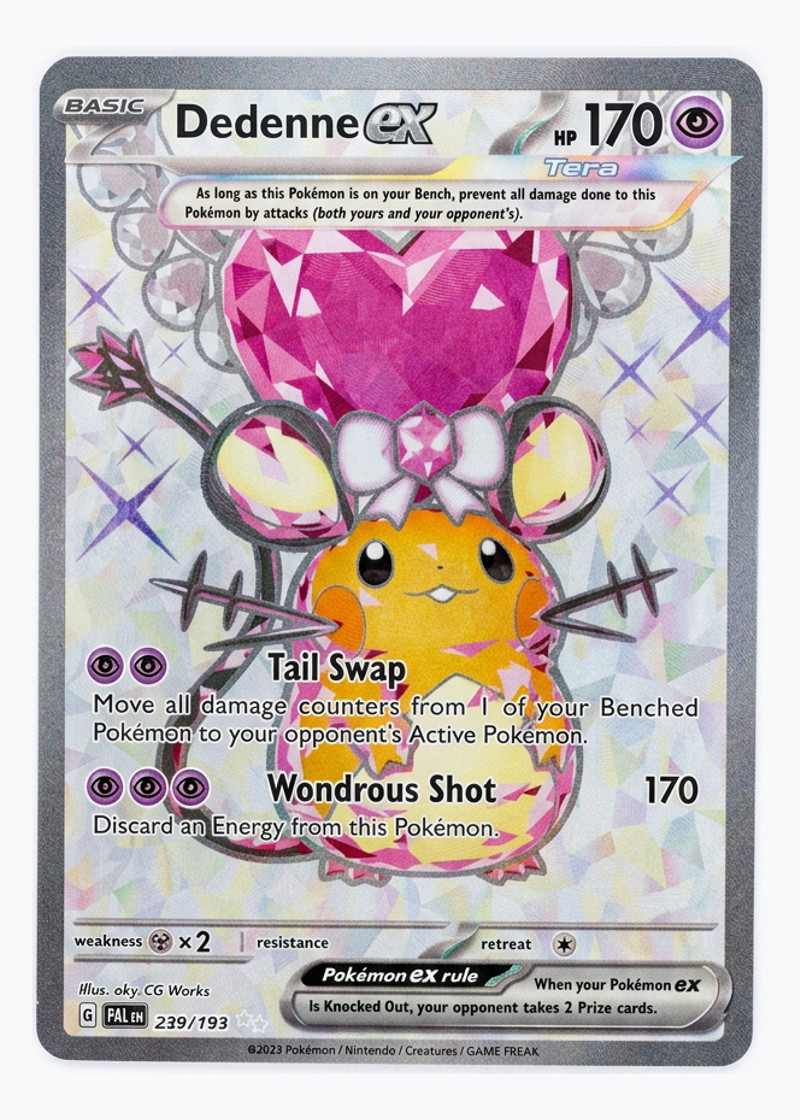 Dedenne ex 239/193 Paldea Evolved 2023 - Ultra Rare Holofoil EN (Raw - Near Mint)