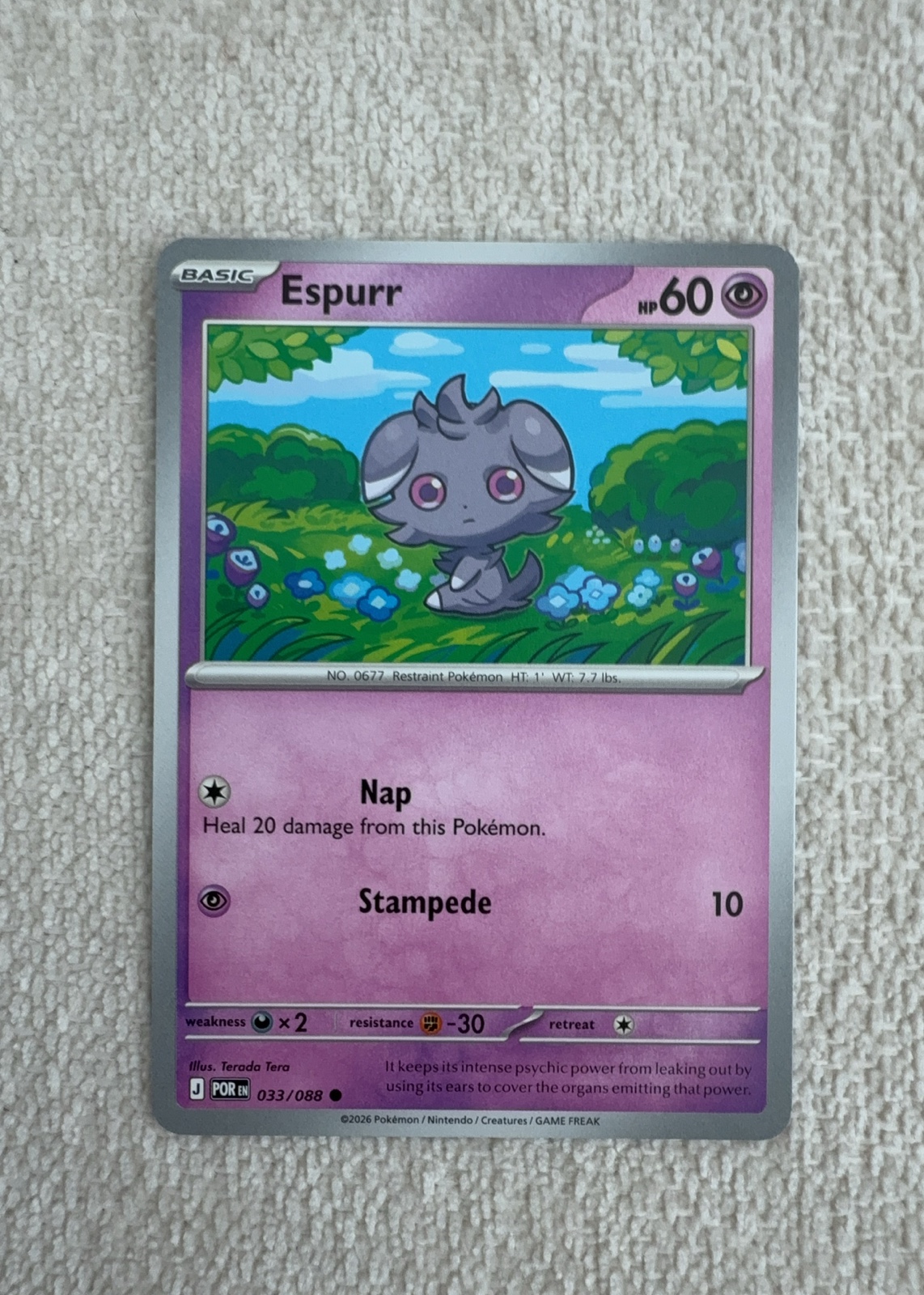 Espurr — seller photo