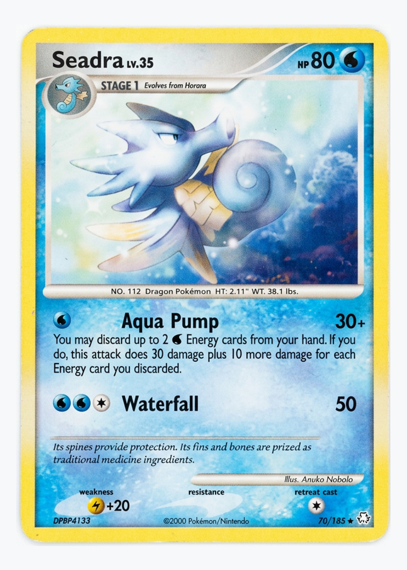 Seadra 70/146 Legends Awakened 2008 - Uncommon EN (Raw - Near Mint)