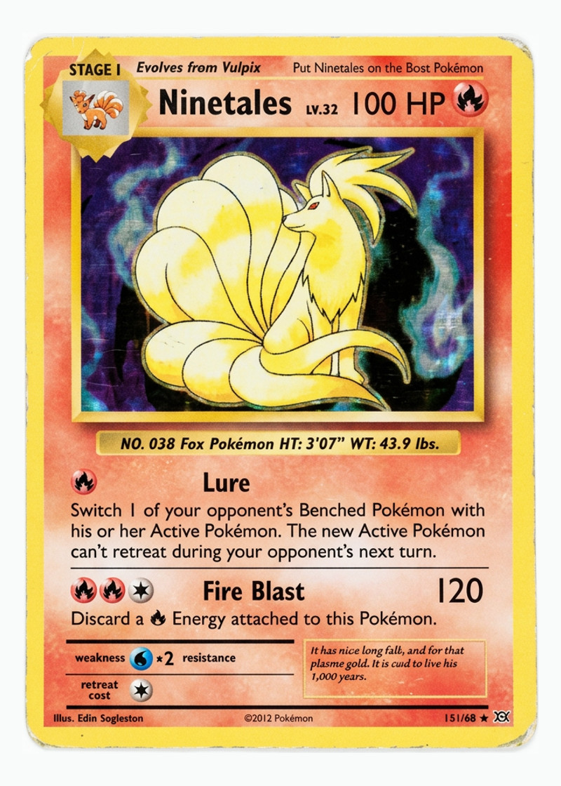 Ninetales 15/108 Evolutions 2016 - Rare Holo EN (Raw - Near Mint)