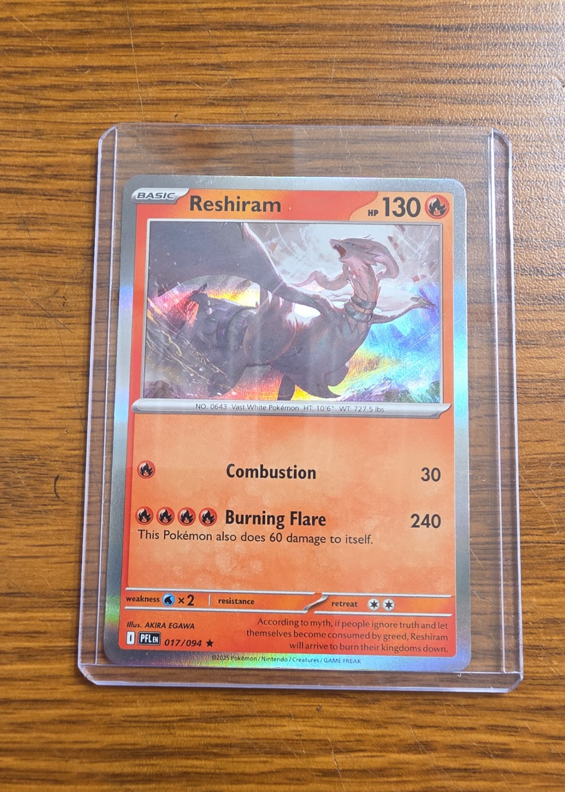 Reshiram — seller photo