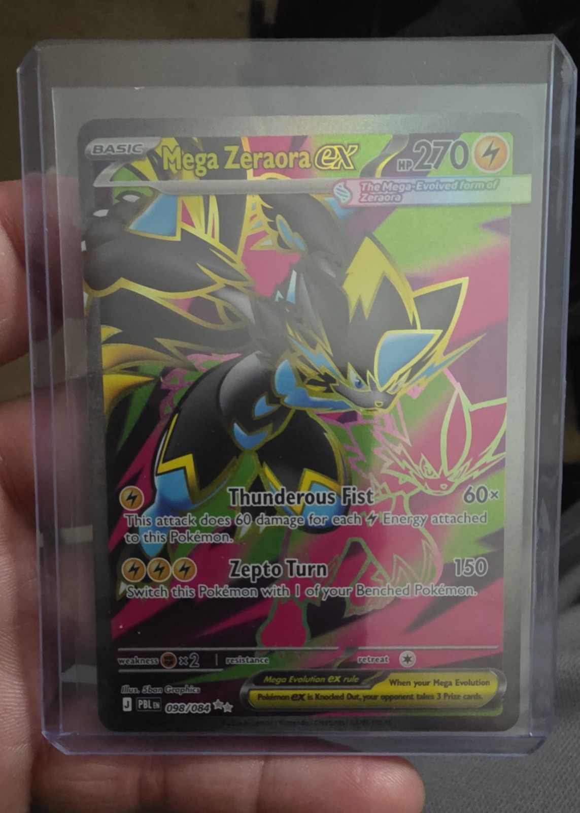 Mega Zeraora ex — seller photo