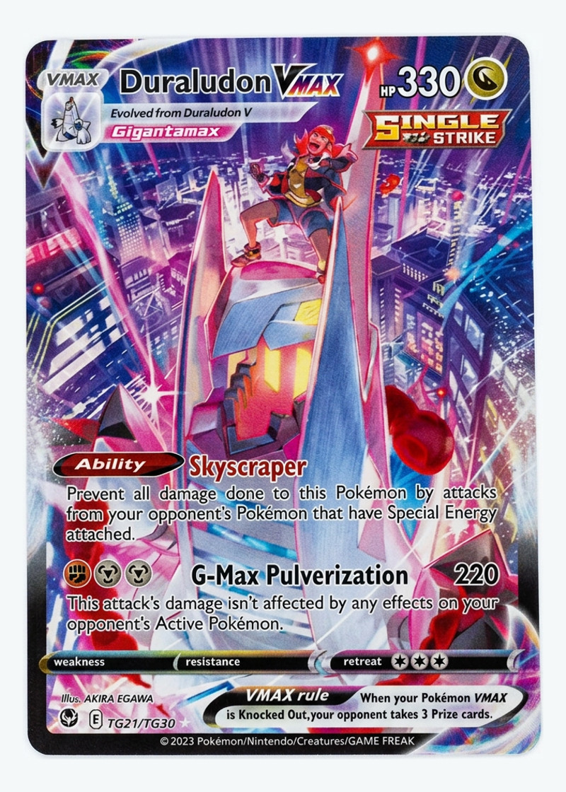Duraludon VMAX TG21/TG30 Silver Tempest Trainer Gallery 2022 - Rare Holo VMAX Holofoil EN (Raw - Lightly Played)