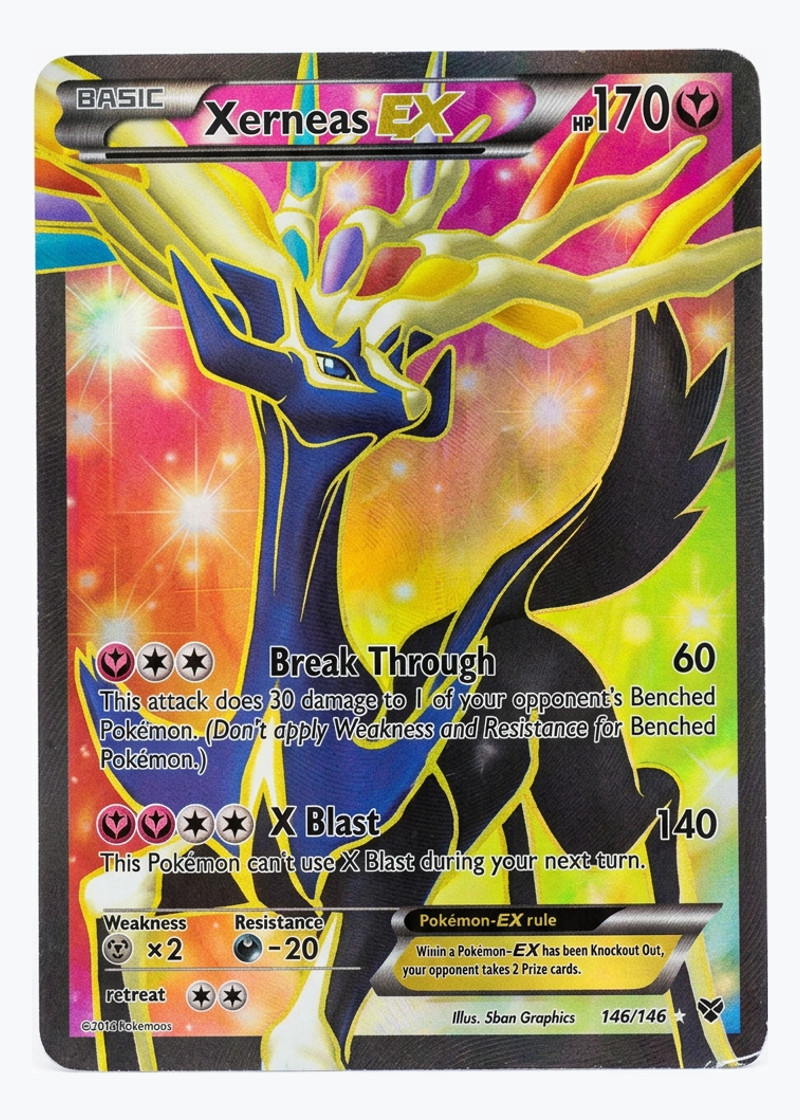 Xerneas-EX 146/146 XY 2014 - Rare Ultra Holofoil EN (Raw - Lightly Played)