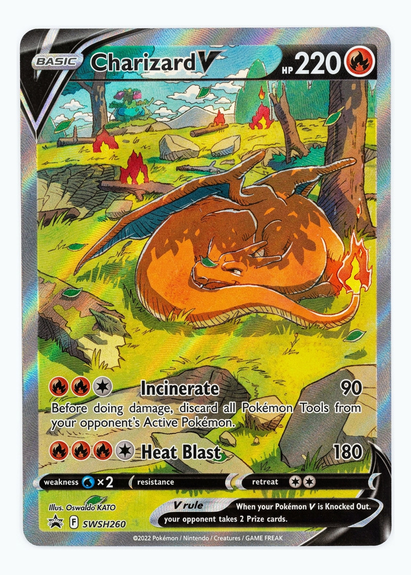 Charizard V SWSH260 SWSH Black Star Promos 2019 - Promo Holofoil EN (Raw - Near Mint)
