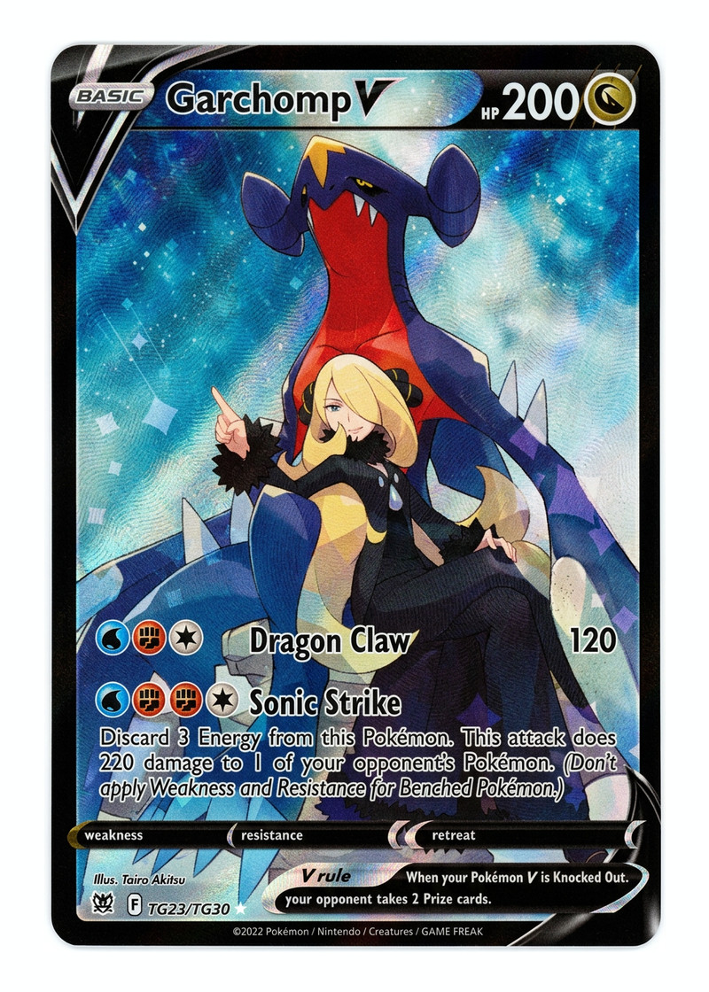 Garchomp V TG23/TG30 Astral Radiance Trainer Gallery 2022 - Rare Holo V Holofoil EN (Raw - Near Mint)