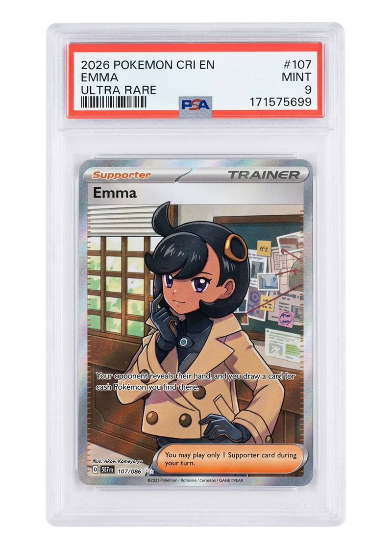 Emma 107/086 Chaos Rising 2026 - Ultra Rare Holofoil EN (PSA 9 MINT)