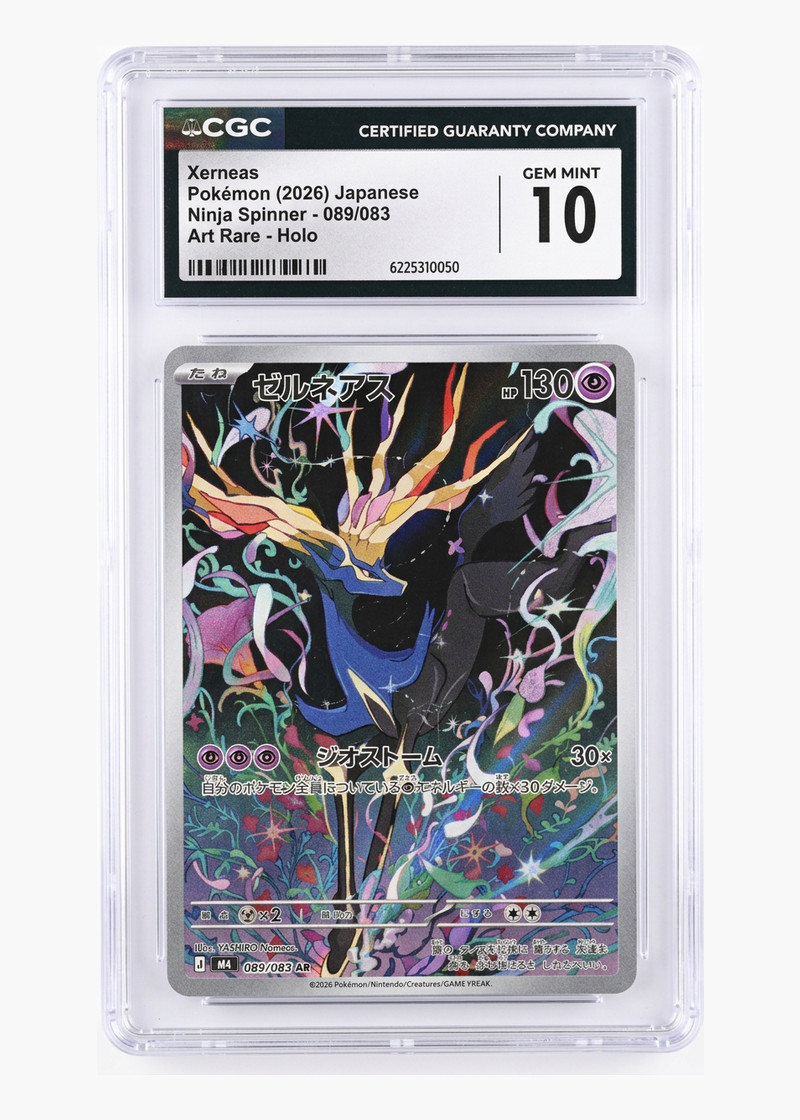 Xerneas 089/083 Ninja Spinner 2026 - アートレア Holofoil JA (CGC 10 GEM MINT)