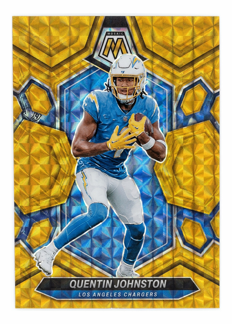 Quentin Johnston 123 2024 Panini Mosaic Football 2024 - Mosaic Gold EN (Raw - Near Mint)