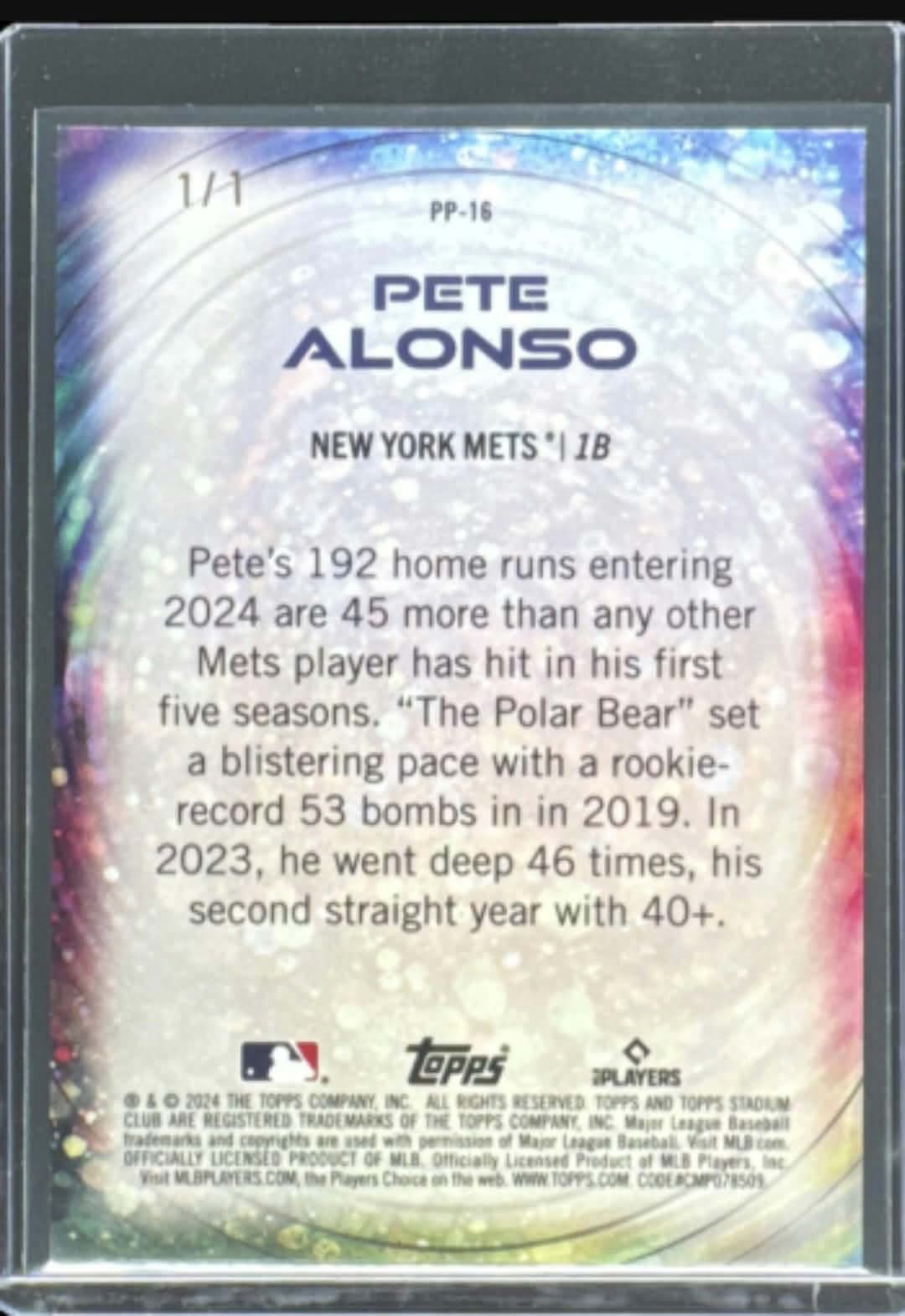 Pete Alonso — seller photo