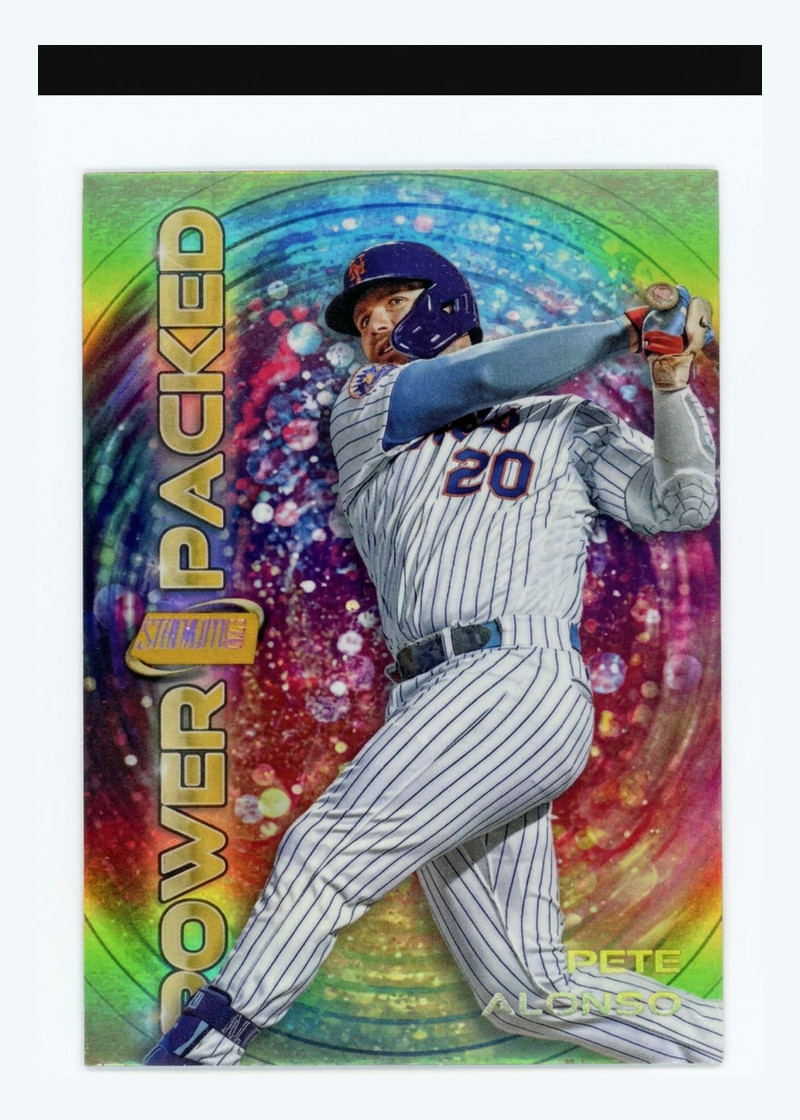 Pete Alonso PP-16 2024 Topps Stadium Club Power Packed Baseball 2024 - Gold Rainbow EN (Raw - Near Mint)