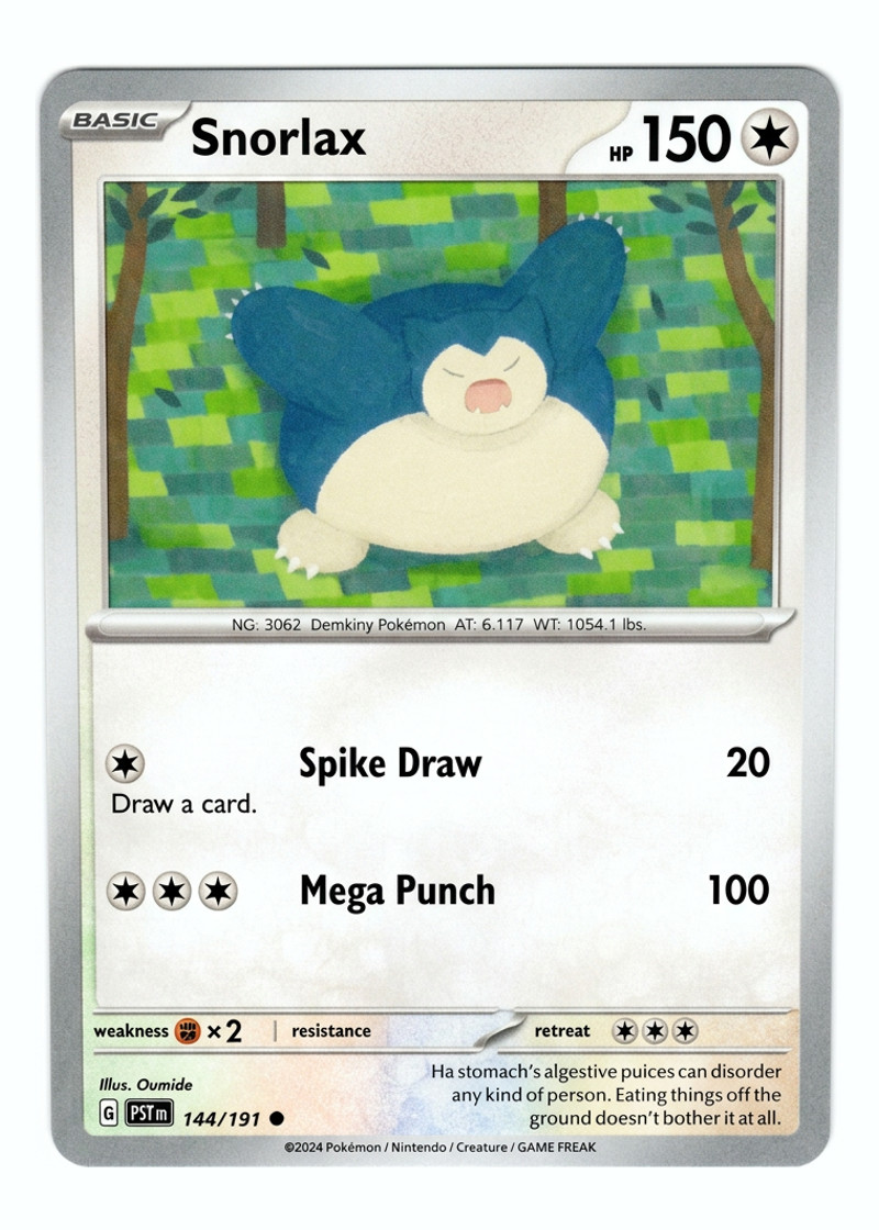 Snorlax 144/191 Surging Sparks 2024 - Common EN (Raw - Near Mint)