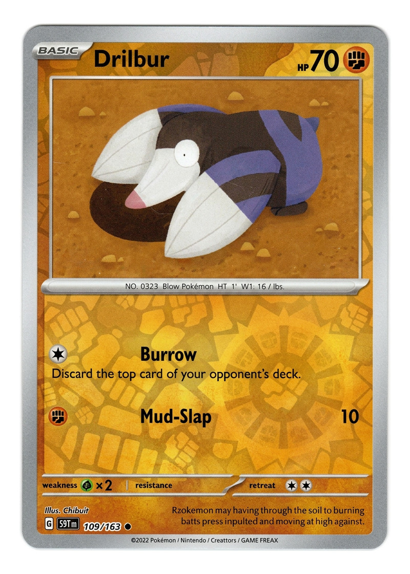 Drilbur 108/191 Surging Sparks 2024 - Common EN (Raw - Near Mint)