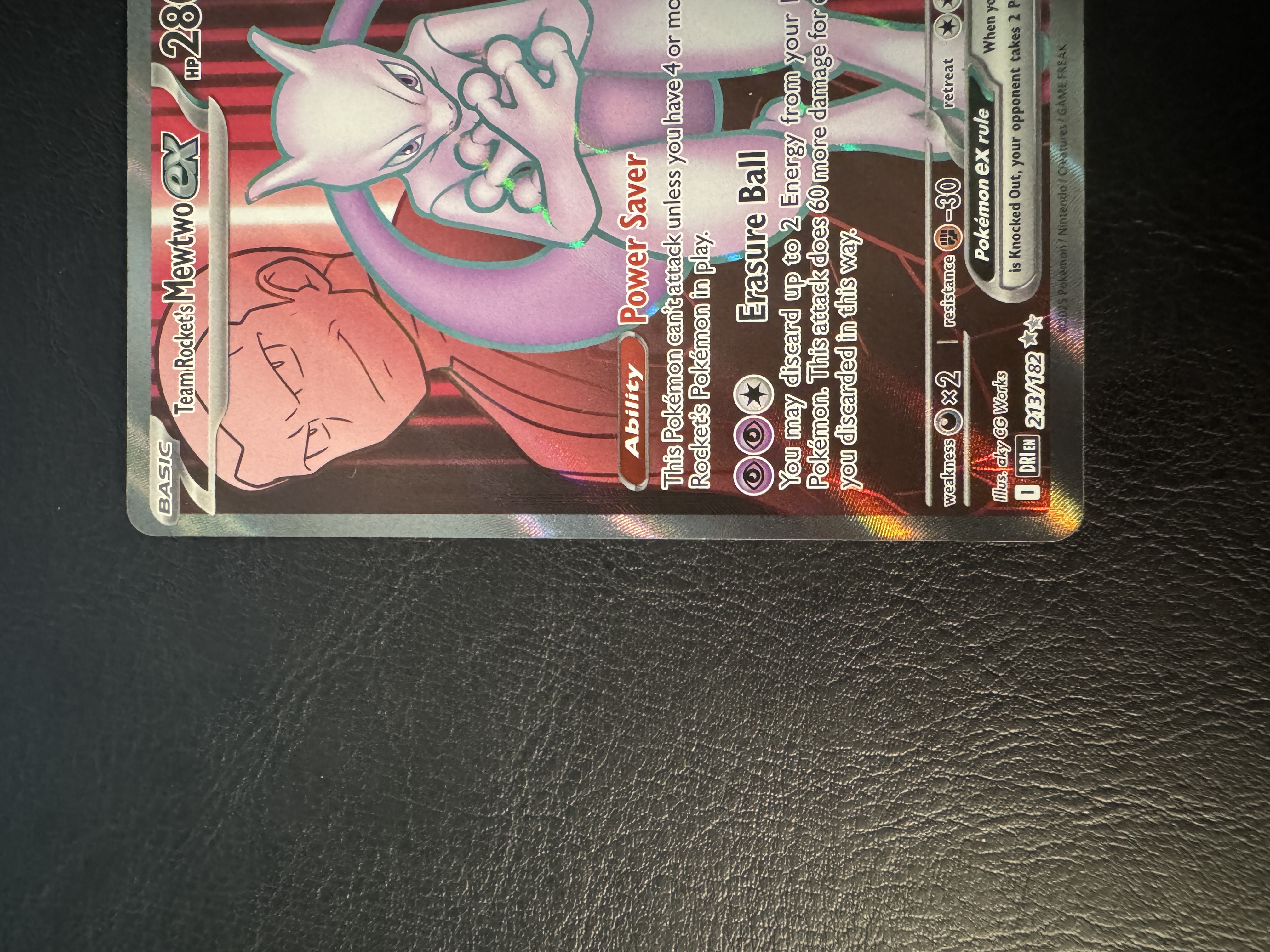 Team Rocket's Mewtwo ex — seller photo