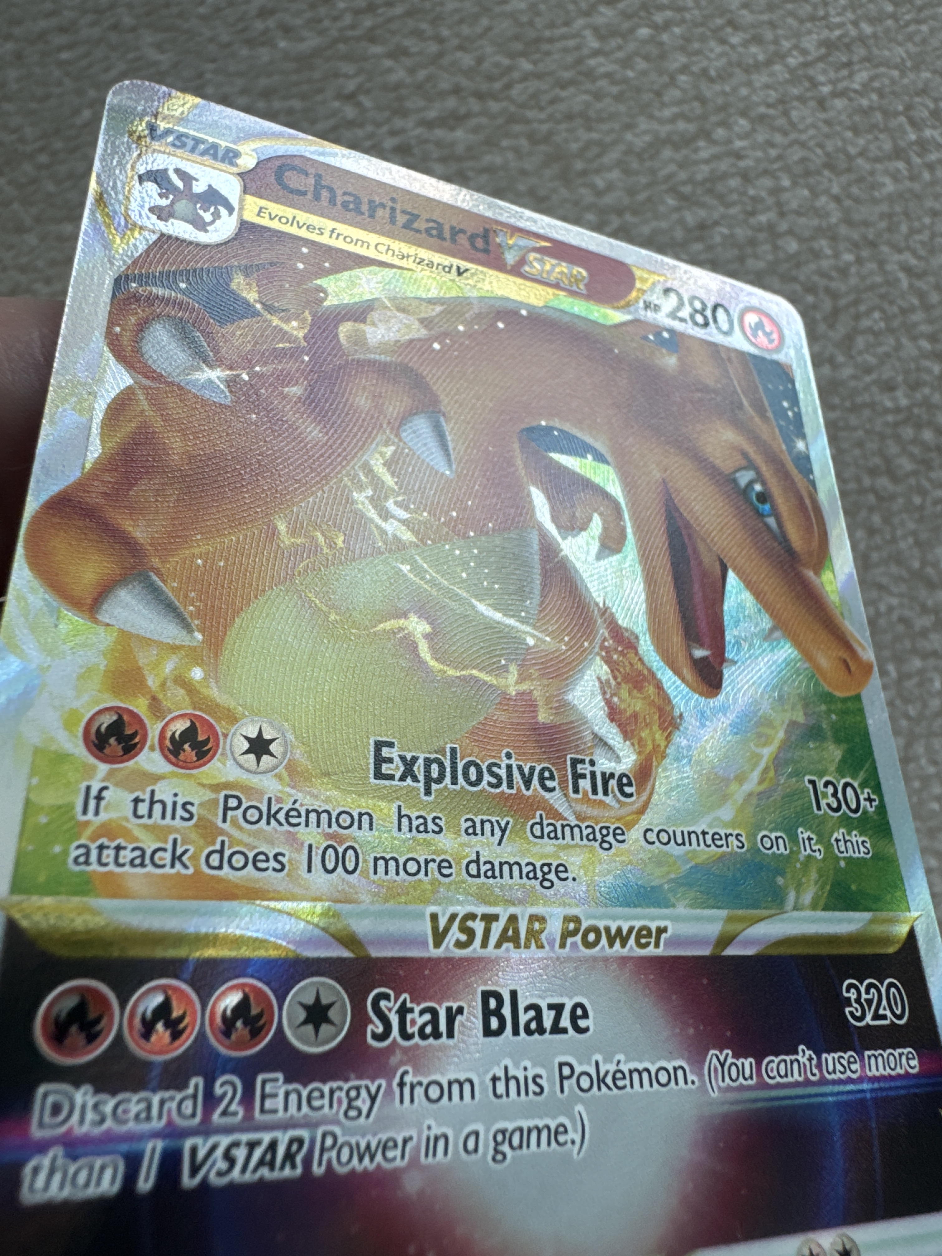 Charizard VSTAR — seller photo