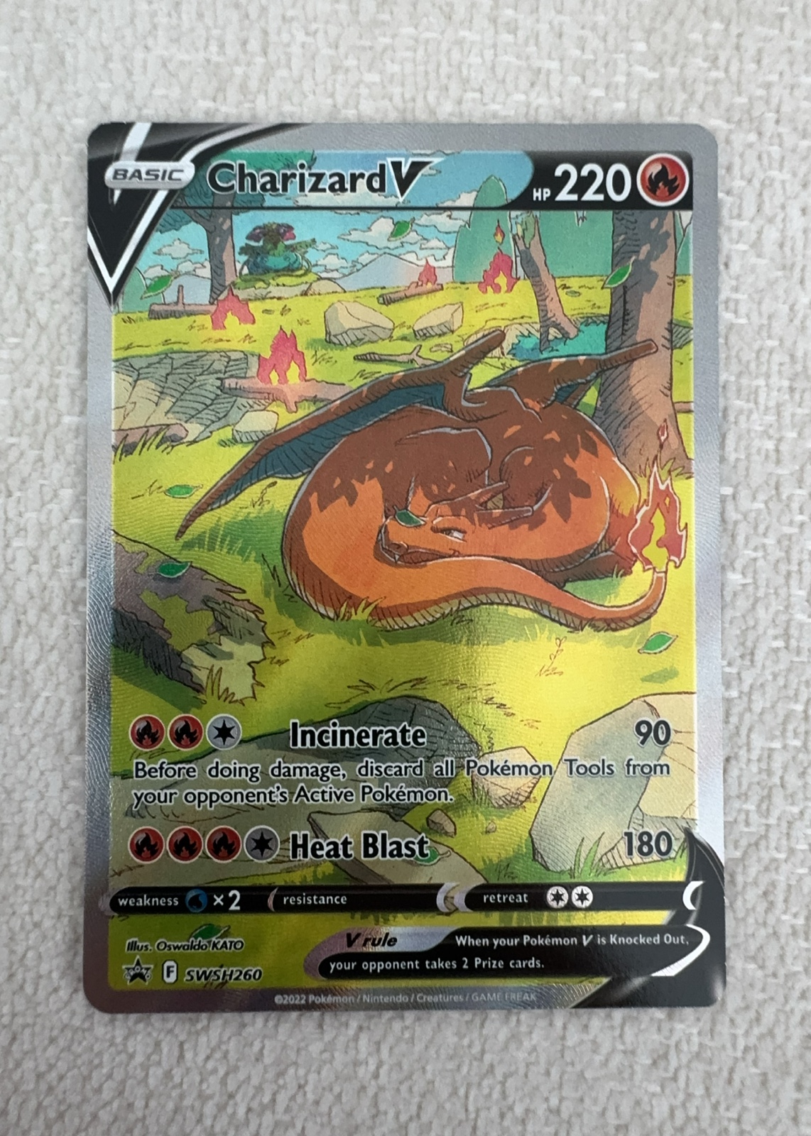 Charizard V — seller photo