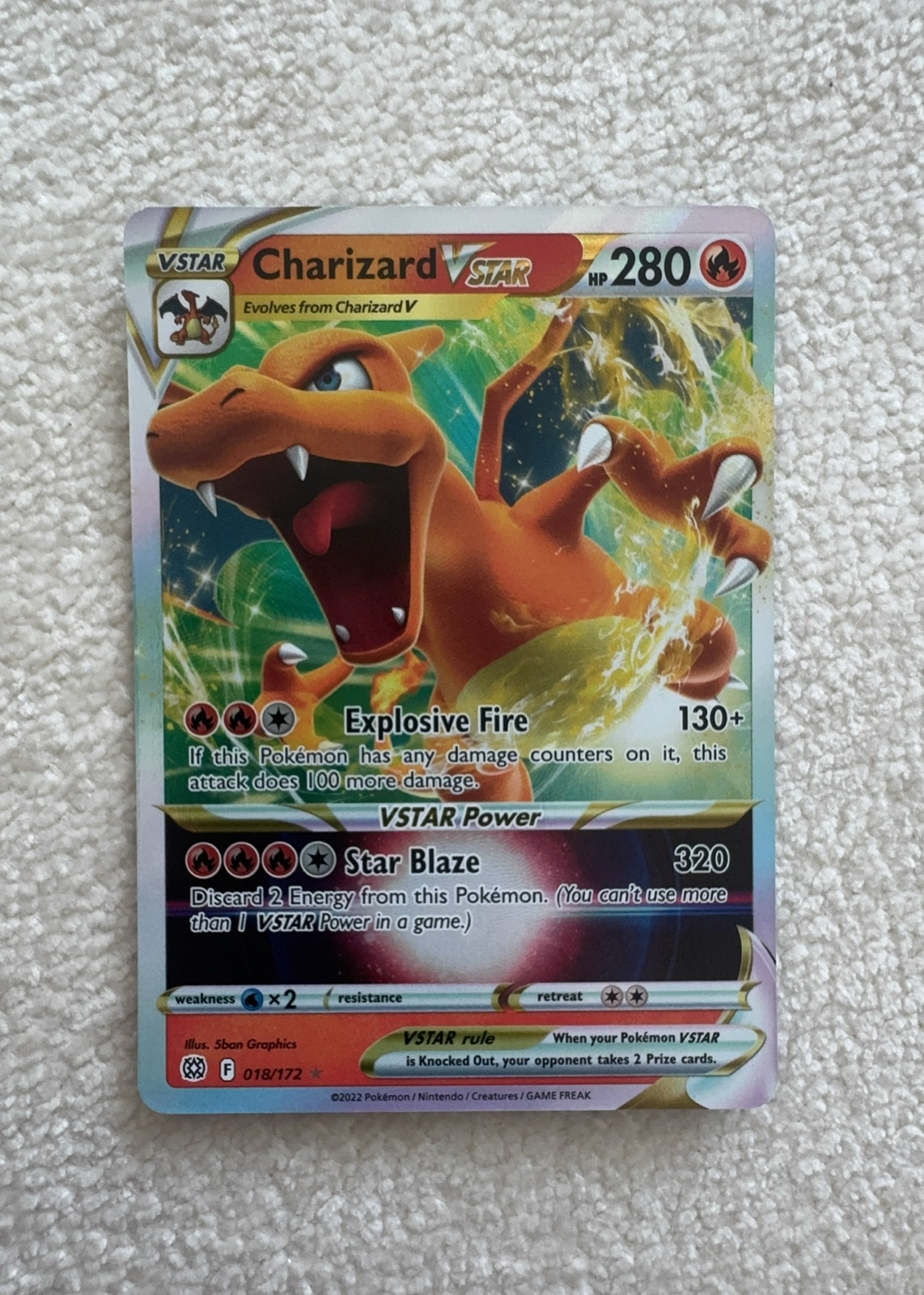 Charizard VSTAR — seller photo