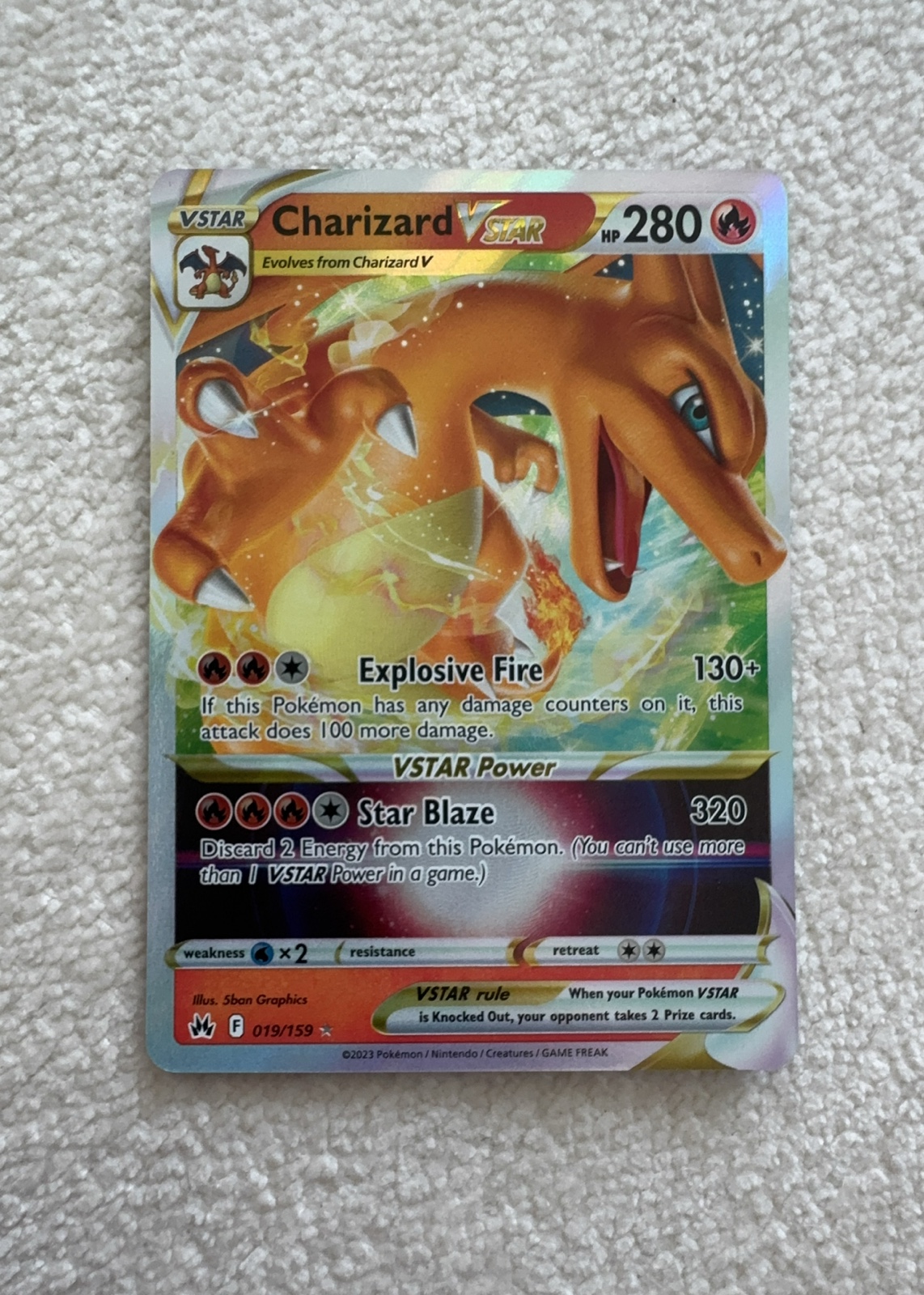 Charizard VSTAR — seller photo