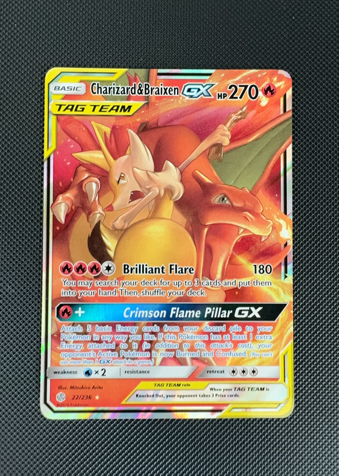 Charizard & Braixen-GX — seller photo
